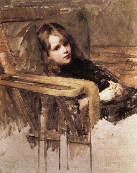 John William Waterhouse The Easy Chair France oil painting art